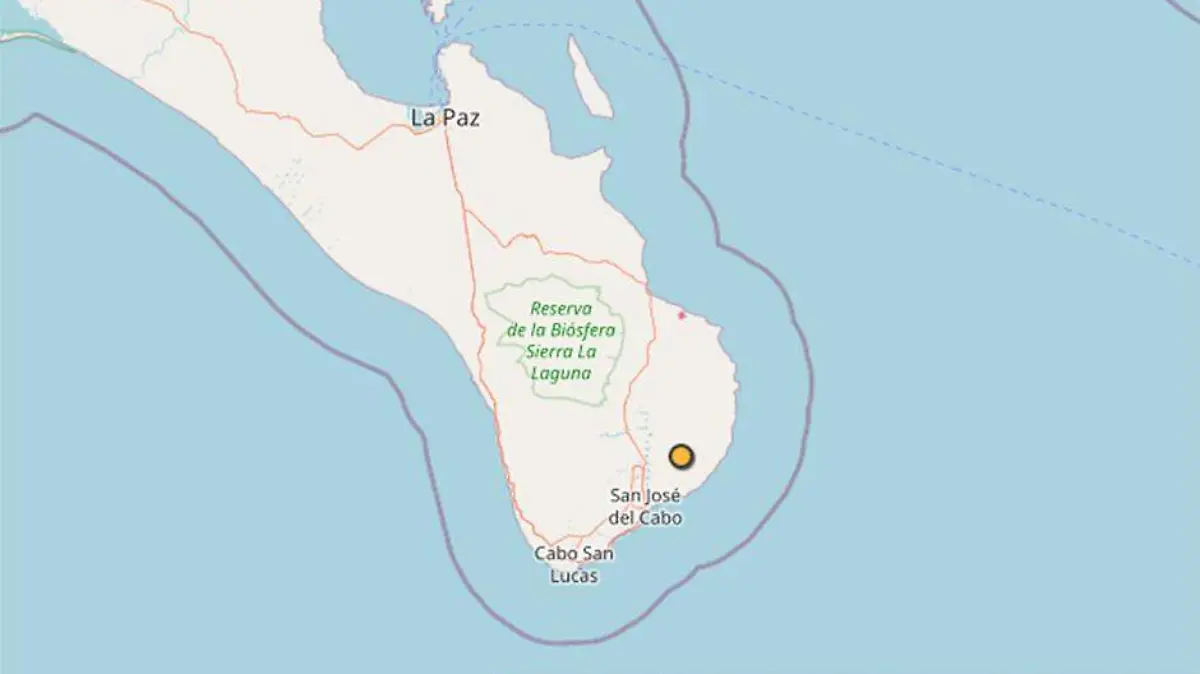 Sismo Los Cabos